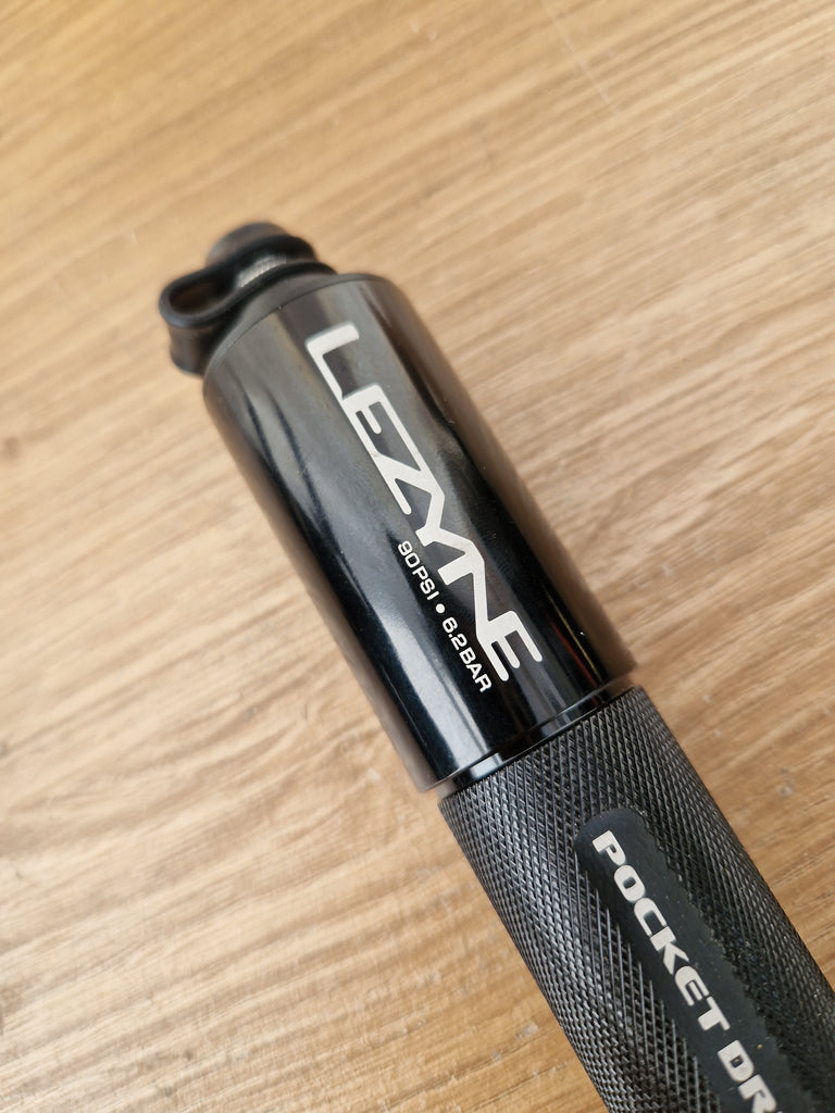 Lezyne CNC Pocket Drive HV - Mini Pump - shiny black