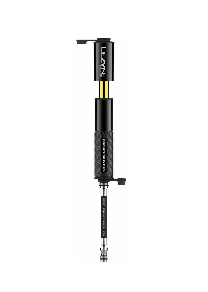 Lezyne CNC Pocket Drive HV - Mini Pump - shiny black