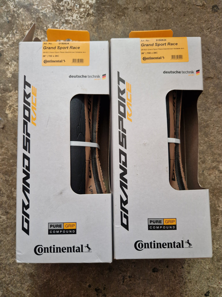 CONTINENTAL Tire Grand Sport Race 28" | 700 x 28C PureGrip black / brown skin