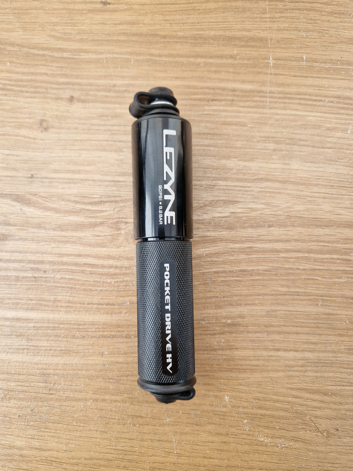 Lezyne CNC Pocket Drive HV - Mini Pump - shiny black