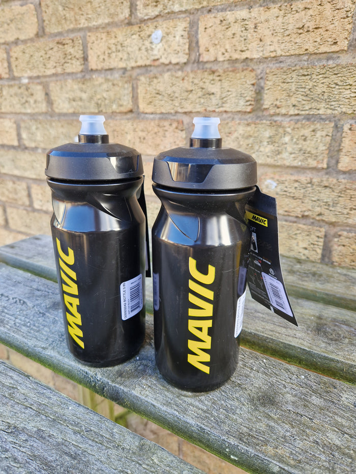 Mavic Soft Cap 650ml Bottle - Black/Yellow