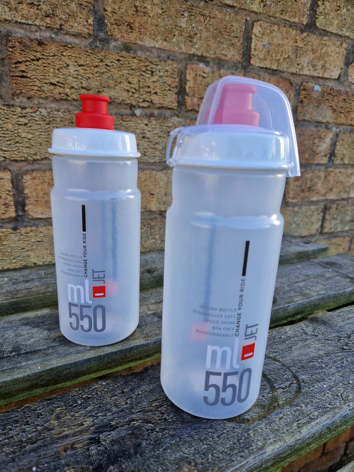 Elite Jet 550ml bottle - clear/red