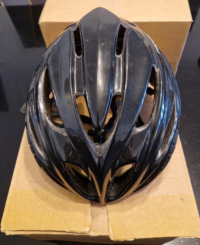 Kask Rapido - Road Helmet - Black / Yellow Flou