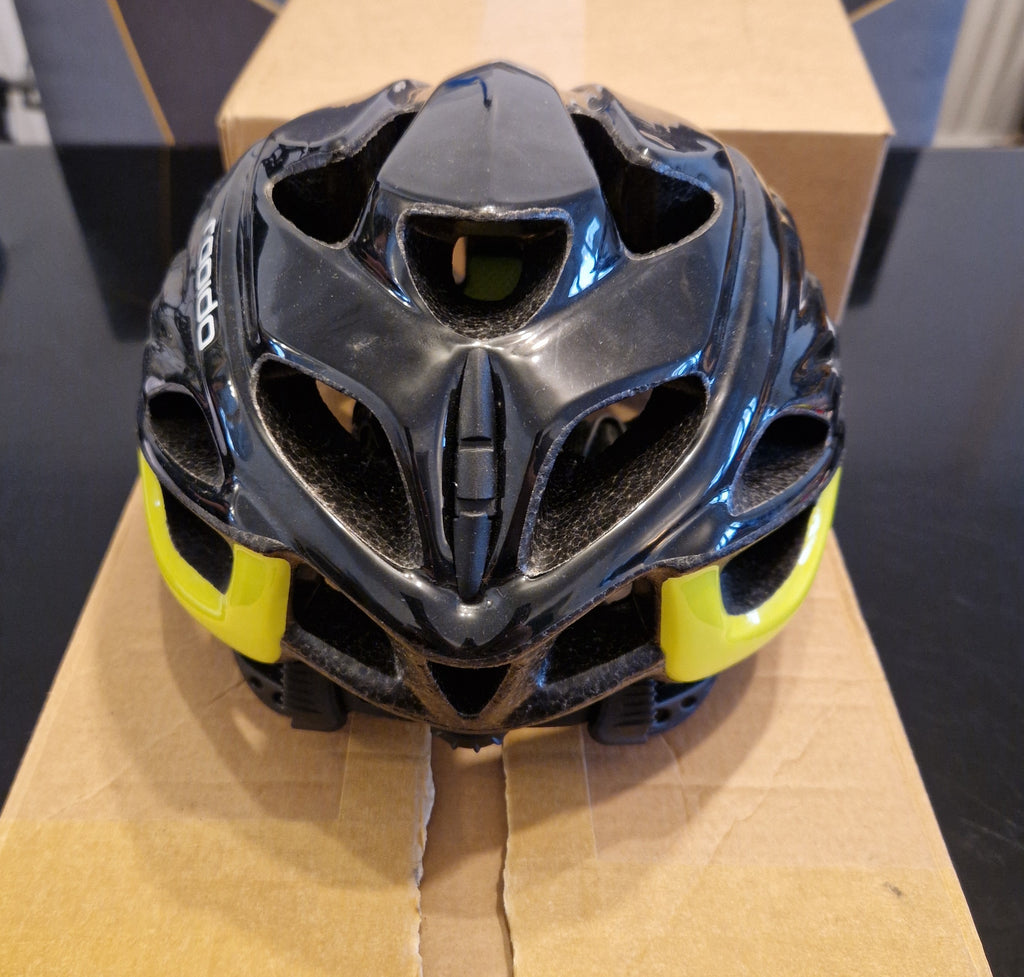 Kask Rapido - Road Helmet - Black / Yellow Flou