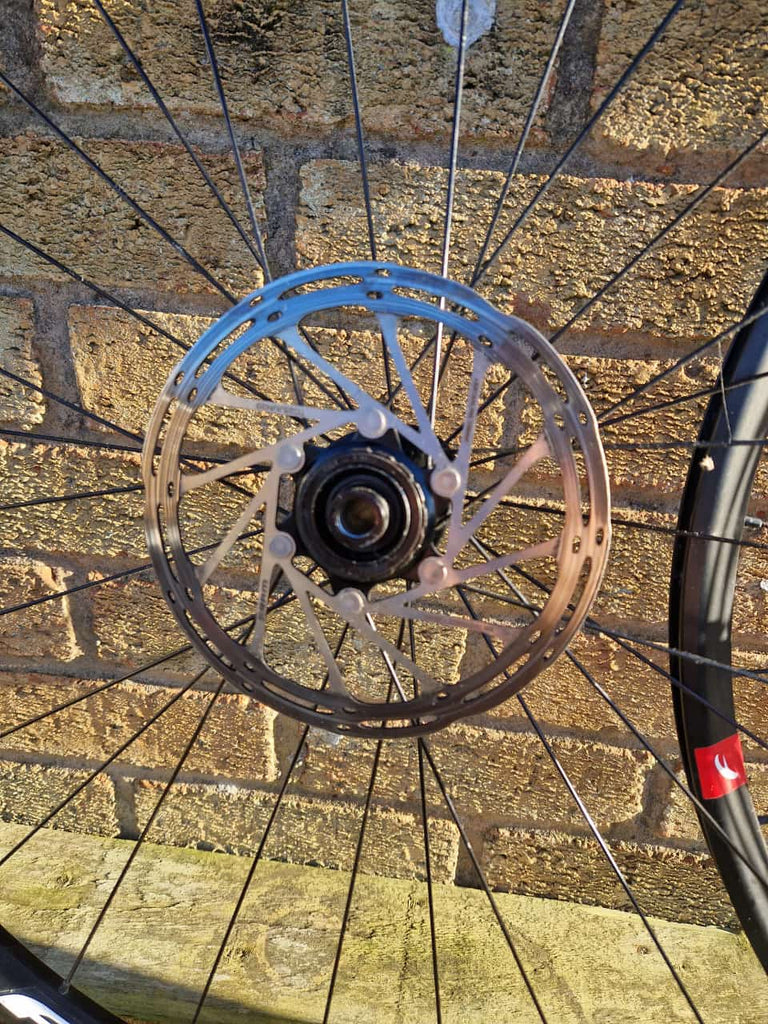 Fulcrum wheelset with rotors