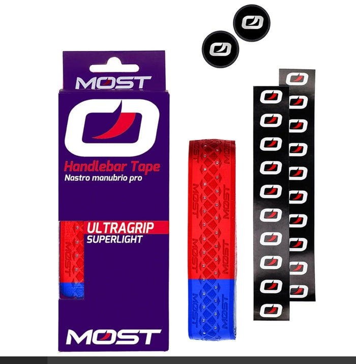 Pinarello MOST Ultragrip Superlight bar tape - red/blue