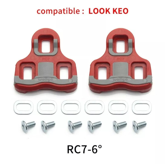 Rc7 look compatible cleats - red