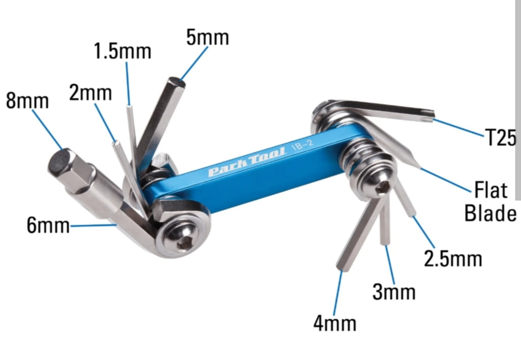 Park Tool IB-2 I-Beam Multi Tool - 10 Function