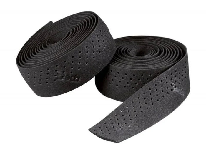 Deda Cork Perforated EVA Rubber Handlebar Tape - Black