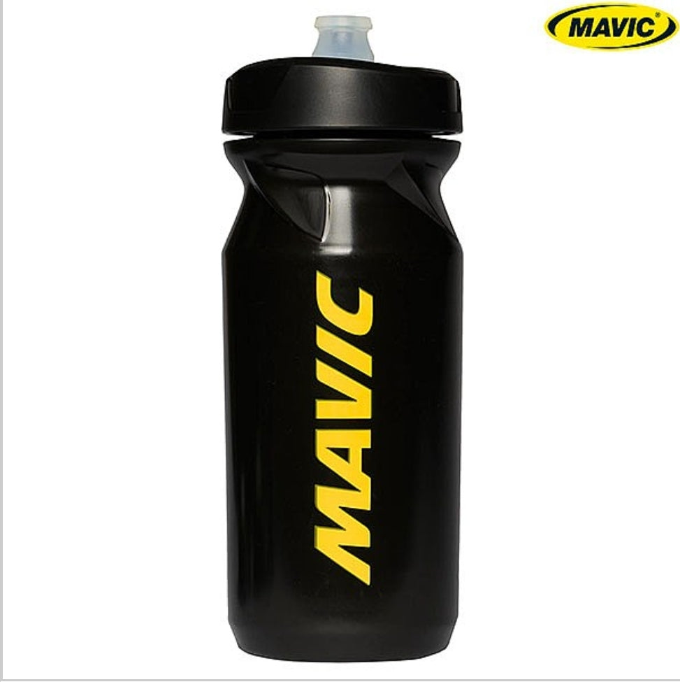 Mavic Soft Cap 650ml Bottle - Black/Yellow