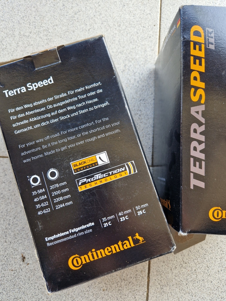 Continental Terra Speed Folding Tires - black/cream