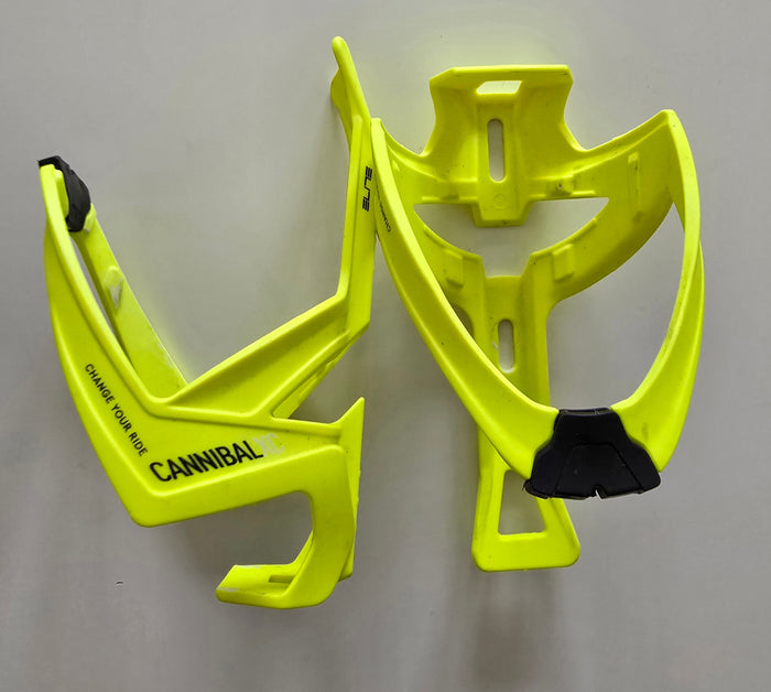 Elite cannibal bottle cage yellow