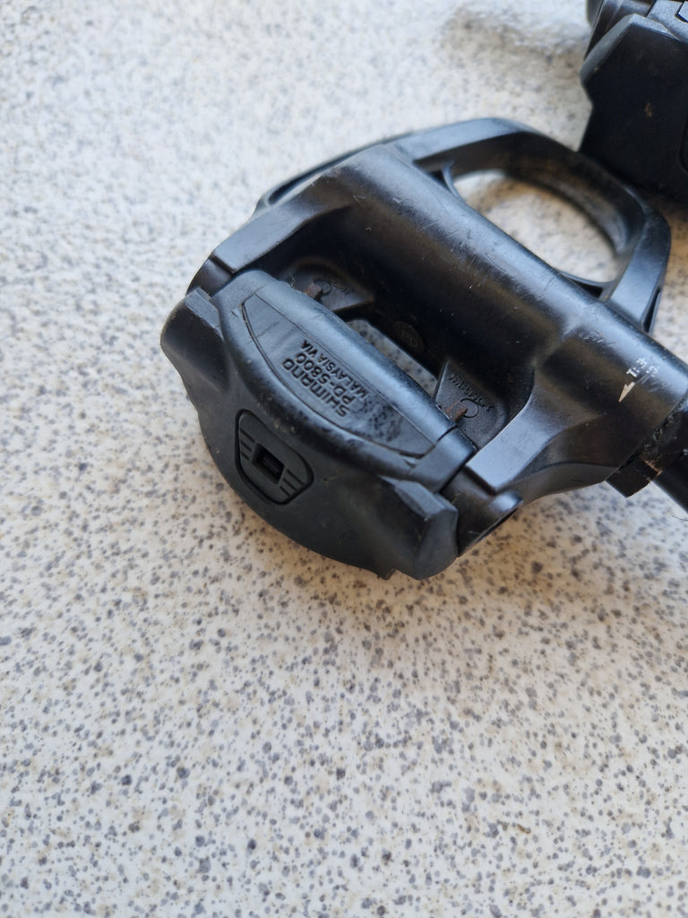 Shimano black spd 105 5800 pedals road bike