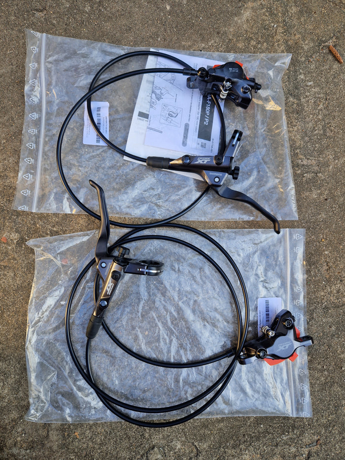 Shimano Deore XT M8100  Disc Brake Set Hydraulic Front and Rear