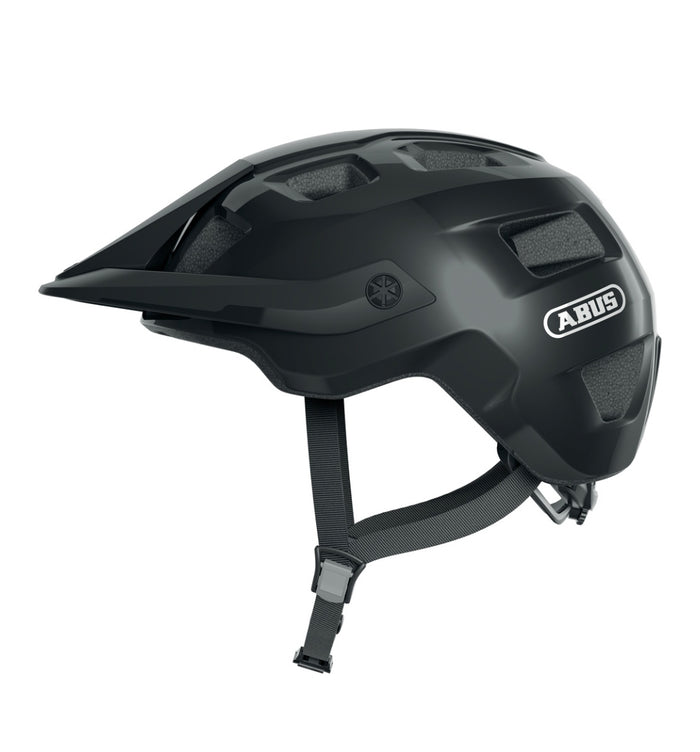 Abus MoTrip MTB Helmet - M(42-58), Shiny Black