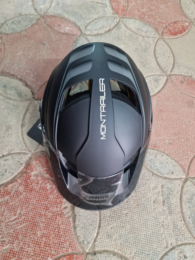 ABUS MonTrailer Offroad MIPS Helmet - M(55-58), Velvet Black