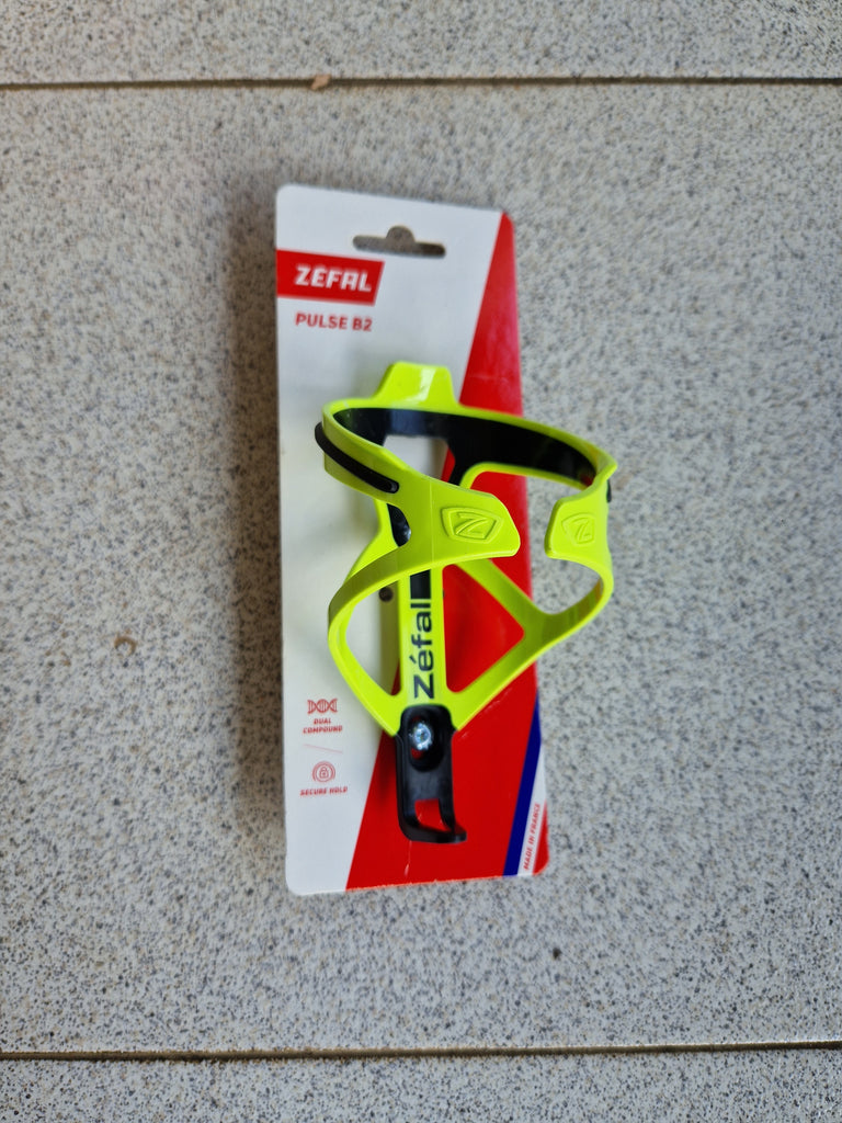 Zefal Pulse B2 Water Bottle Cage, Neon Yellow/Black