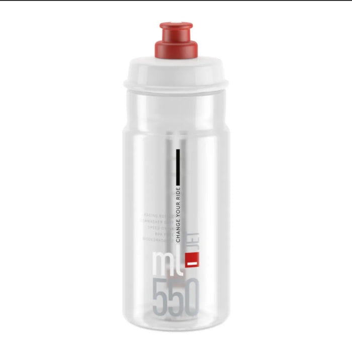 Elite Jet Bottle 550 ml, Clear/Red