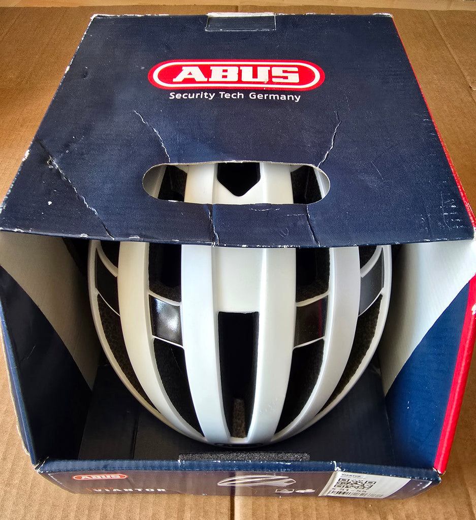 Abus viator Small white road  helmet