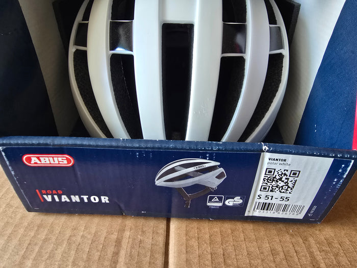 Abus viator Small white road  helmet