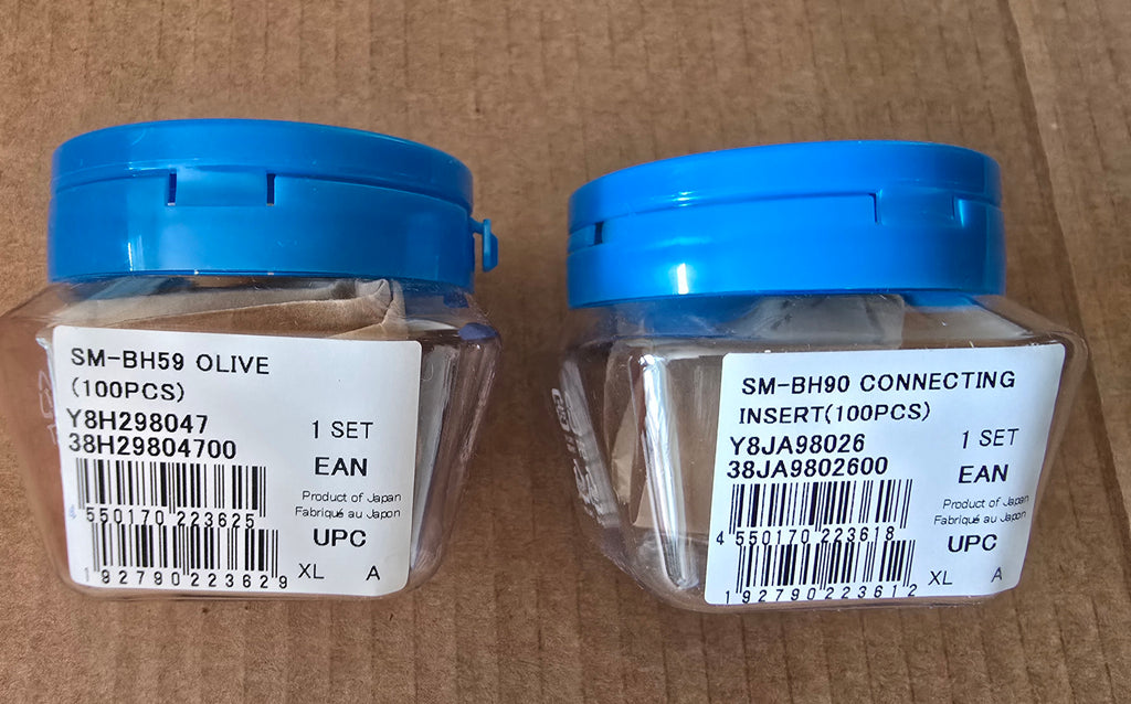 Shimano BH-59 OLIVE n SM-BH90 connecting insert