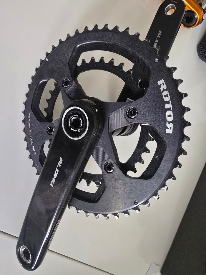 Rotor aldu carbon crankset