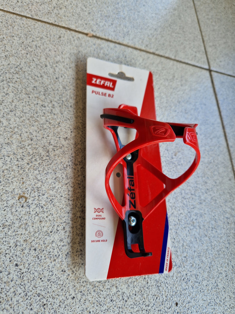 Zefal Pulse B2 Water Bottle Cage, Red/Black