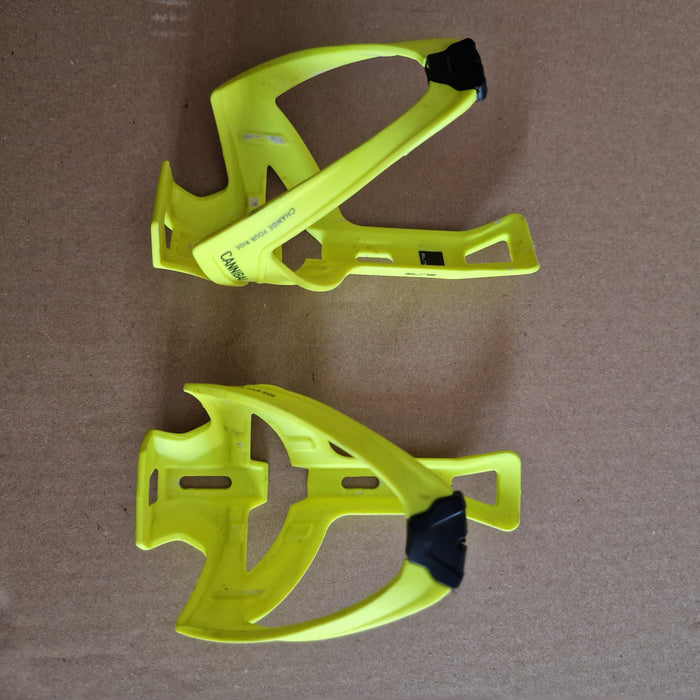 Elite Cannibal XC Bottle Cage - fluo yellow soft touch