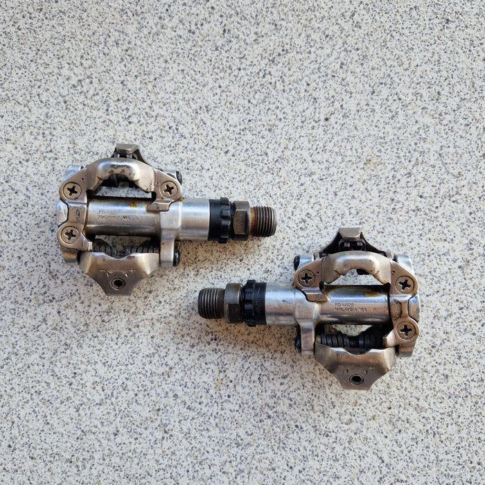 Shimano PD-M520 SPD Pedals - Silver