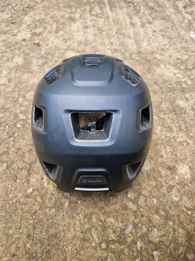 Abus black mtb helmet in size large