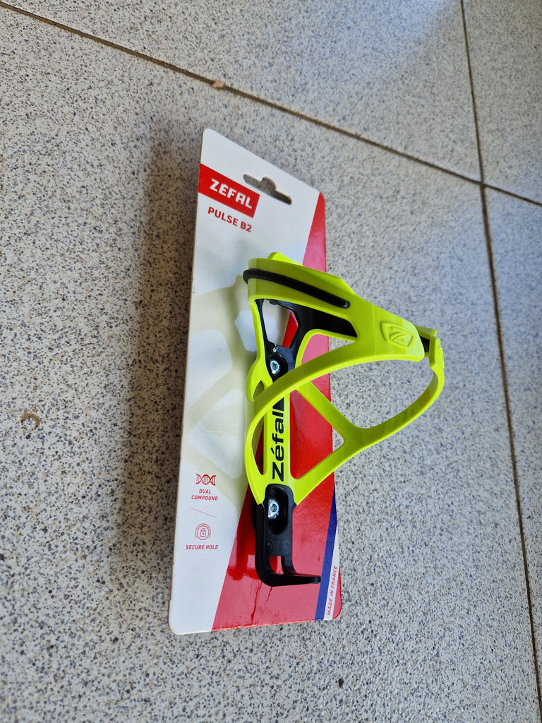 Zefal Pulse B2 Water Bottle Cage, Neon Yellow/Black