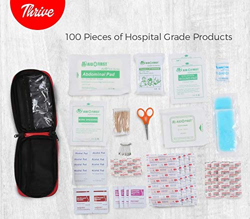 First Aid Kit – 100 Pieces – Bag.