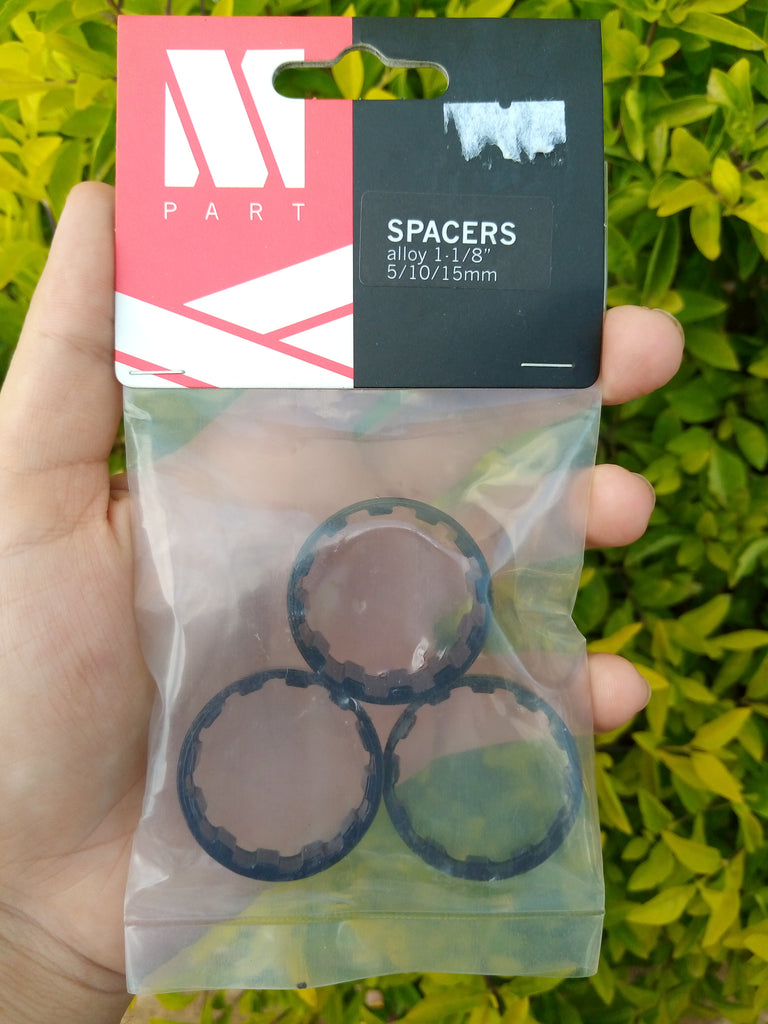 M Part Splined Alloy Headset Spacers 1 Inch
