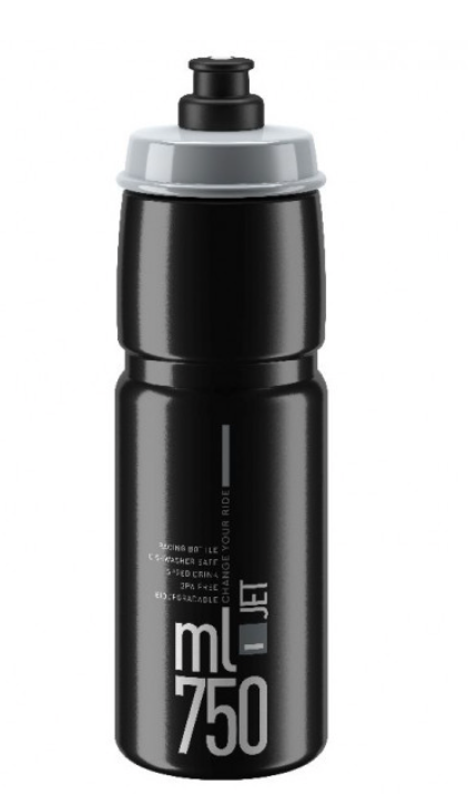 Elite Jet 750ml bottle - black/grey