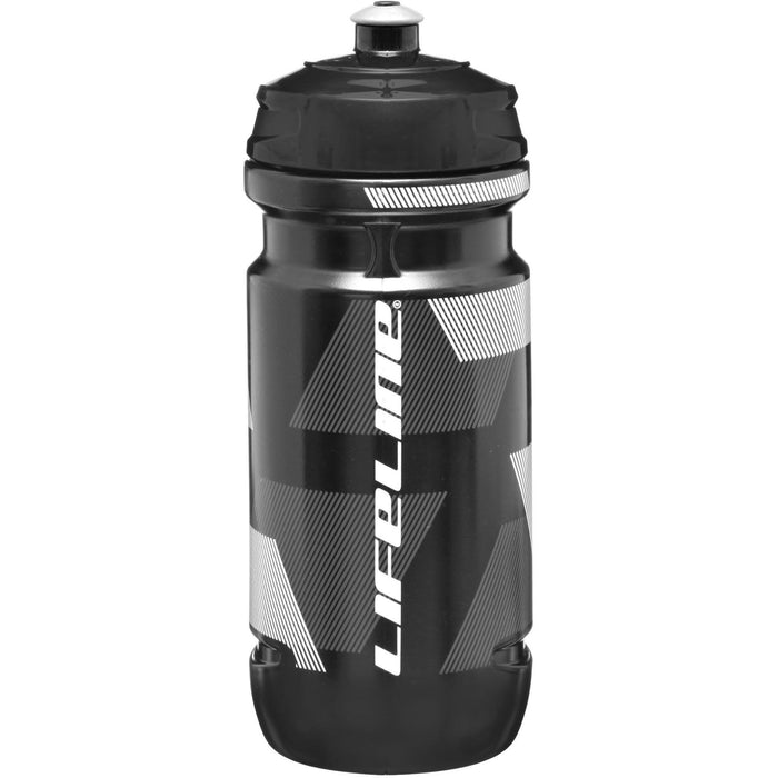 LifeLine Water Bottle 600ml - black/white