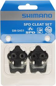 Shimano SM-SH51 SPD Cleats without Cleat Nut - black